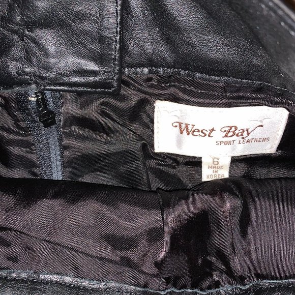 WEST BAY LEATHER SKIRT - Picture 2 of 3